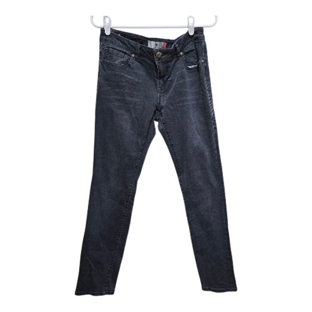 Cabi Slim Boyfriend Jeans Gray Black Stretch Denim Size 6